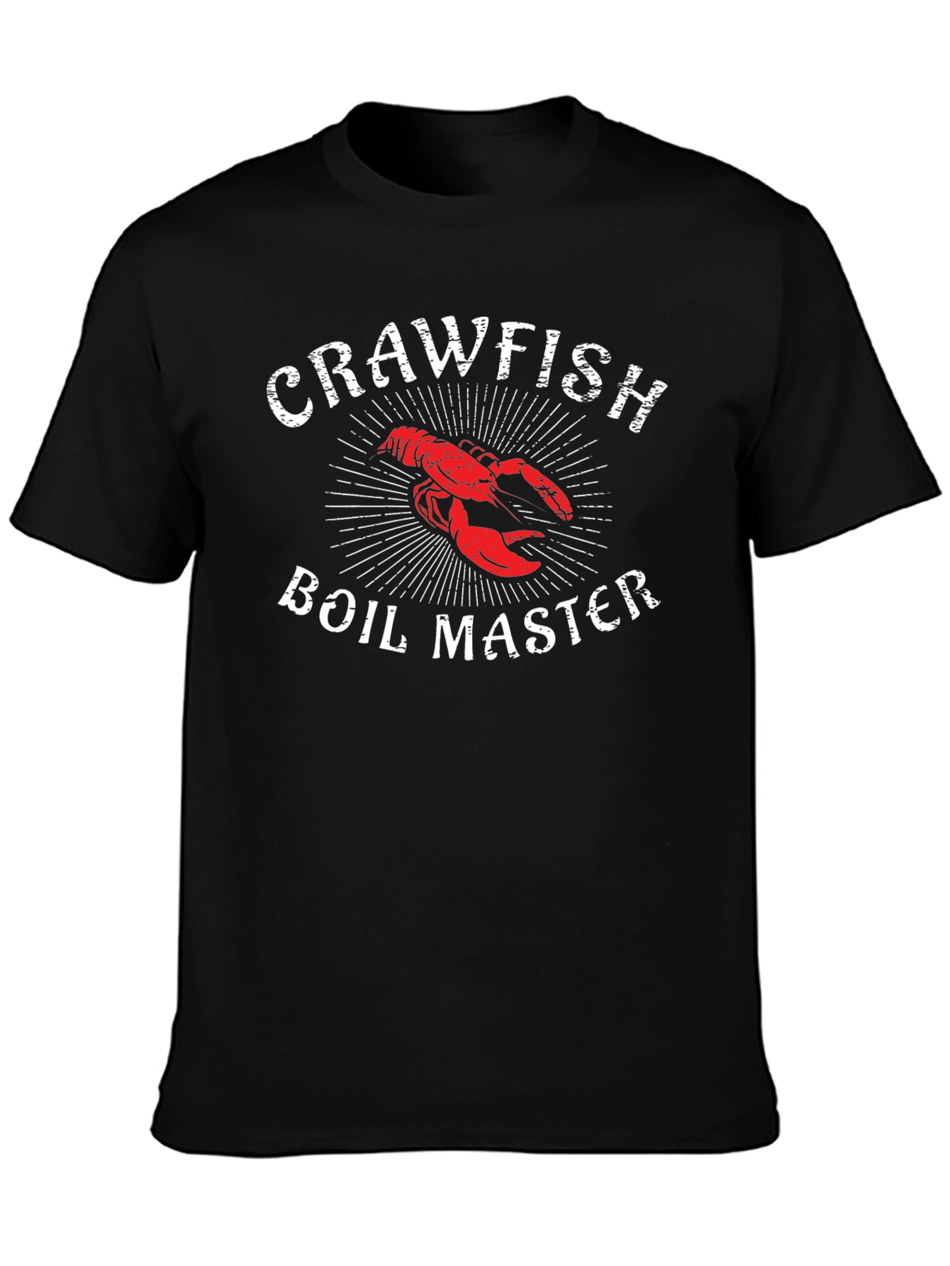 Crawfish Boil Master Graphic Tee - Black