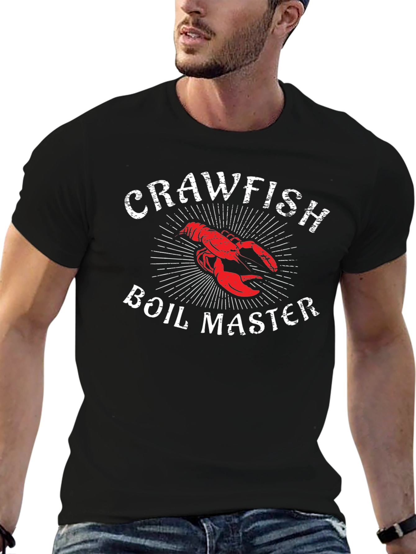 Crawfish Boil Master Graphic Tee - Black