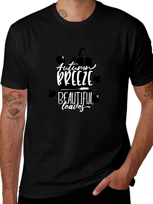 Autumn Breeze Beautiful Leaves Graphic Tee