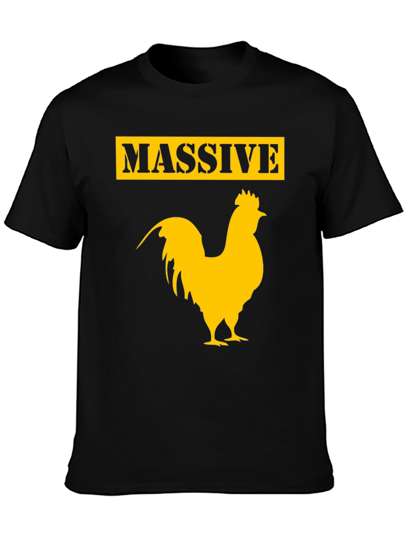 Massive Rooster Graphic Tee - Funny Chicken T-Shirt