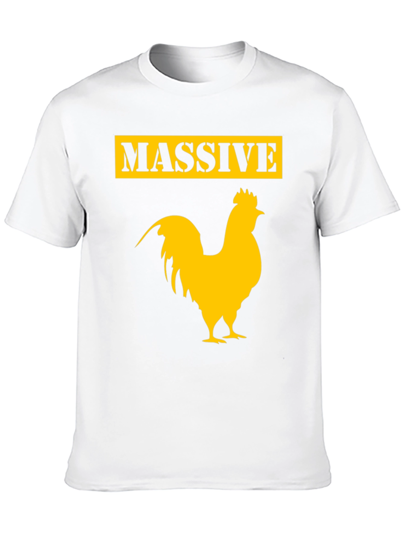 Massive Rooster Graphic Tee - Funny Chicken T-Shirt