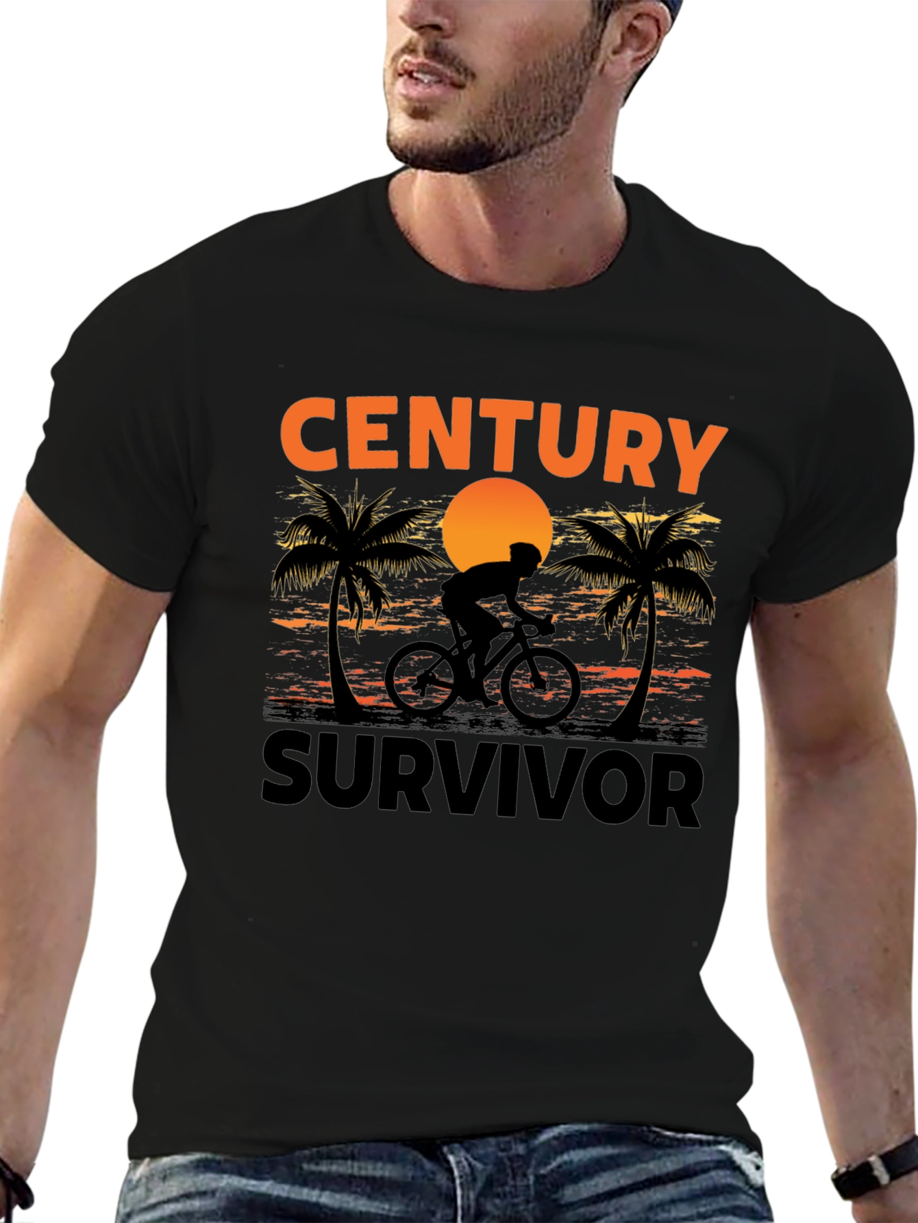 Century Survivor Biker T-Shirt