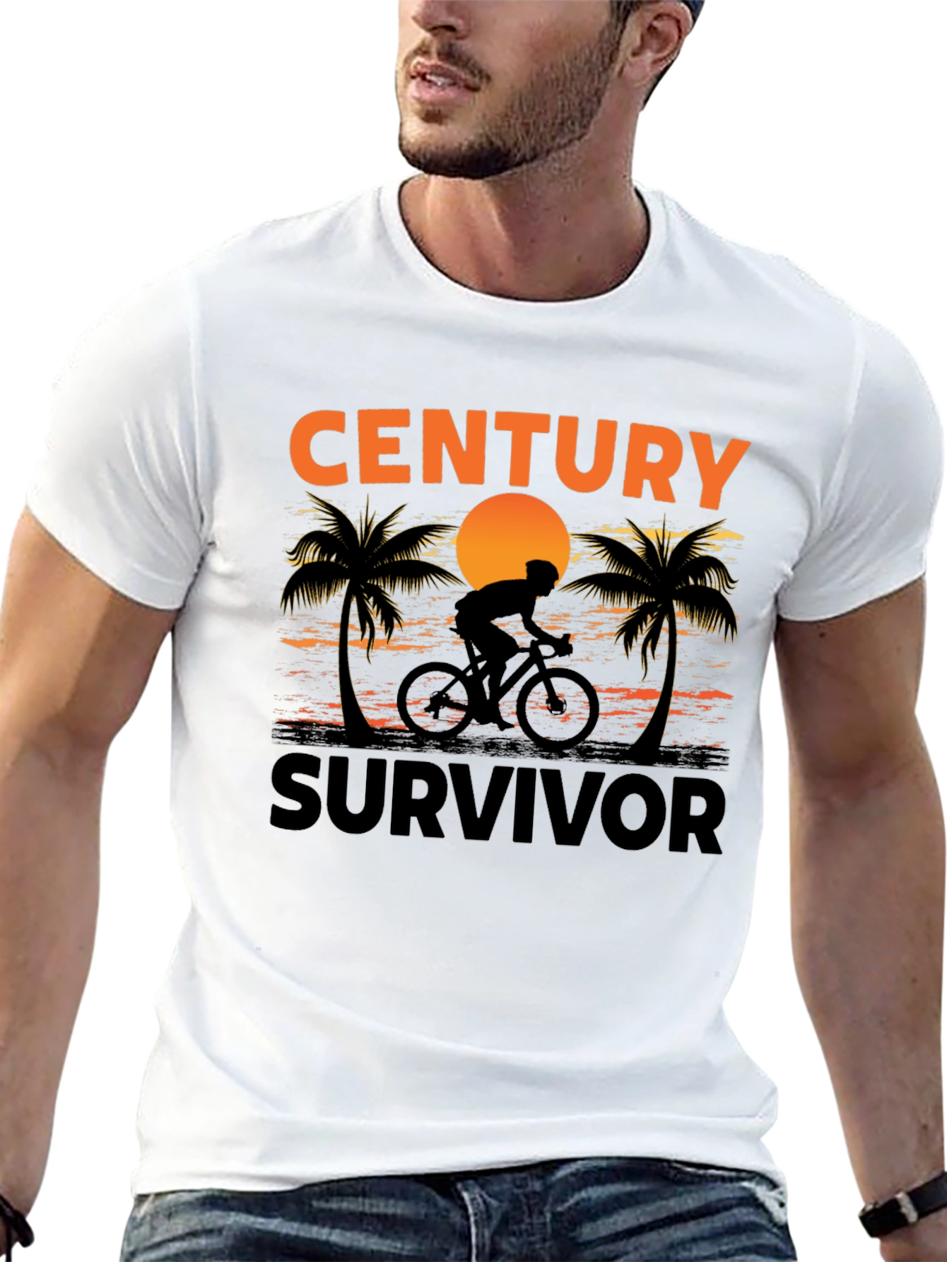 Century Survivor Biker T-Shirt