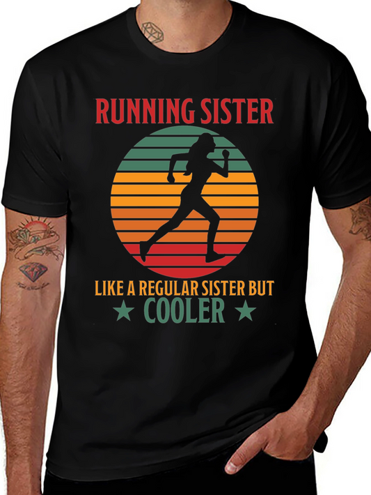Running Sister Graphic Tee - Regular Sister But Cooler
