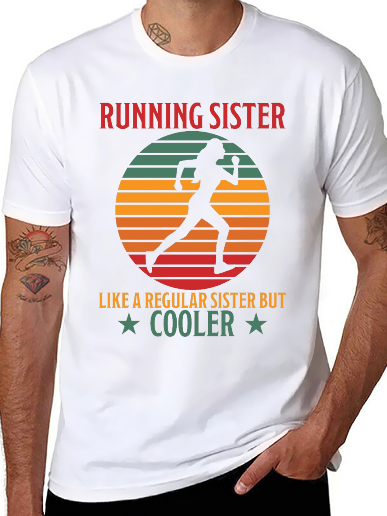 Running Sister Graphic Tee - Regular Sister But Cooler
