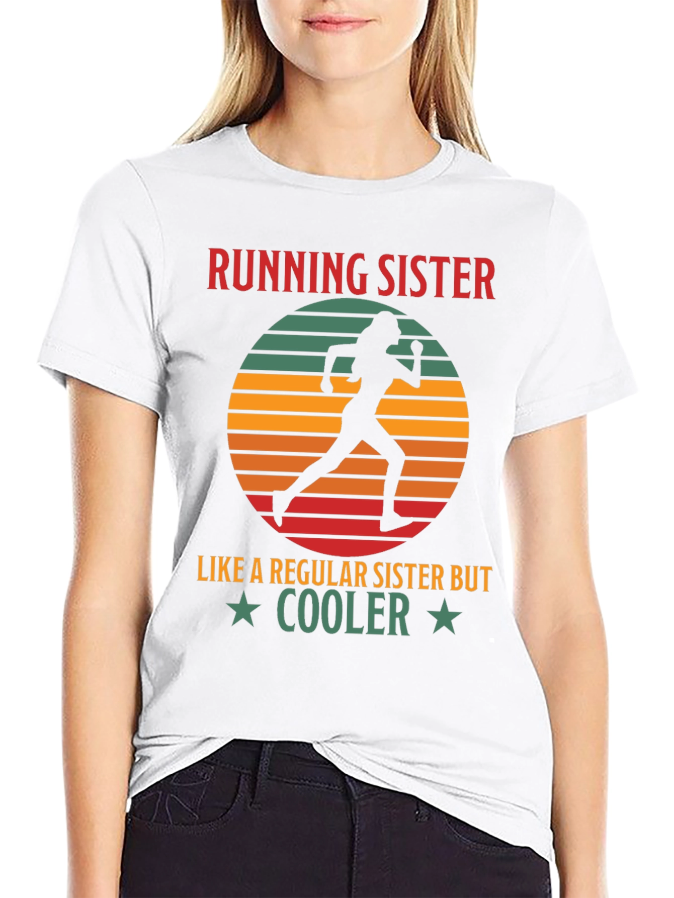 Running Sister Graphic Tee - Regular Sister But Cooler