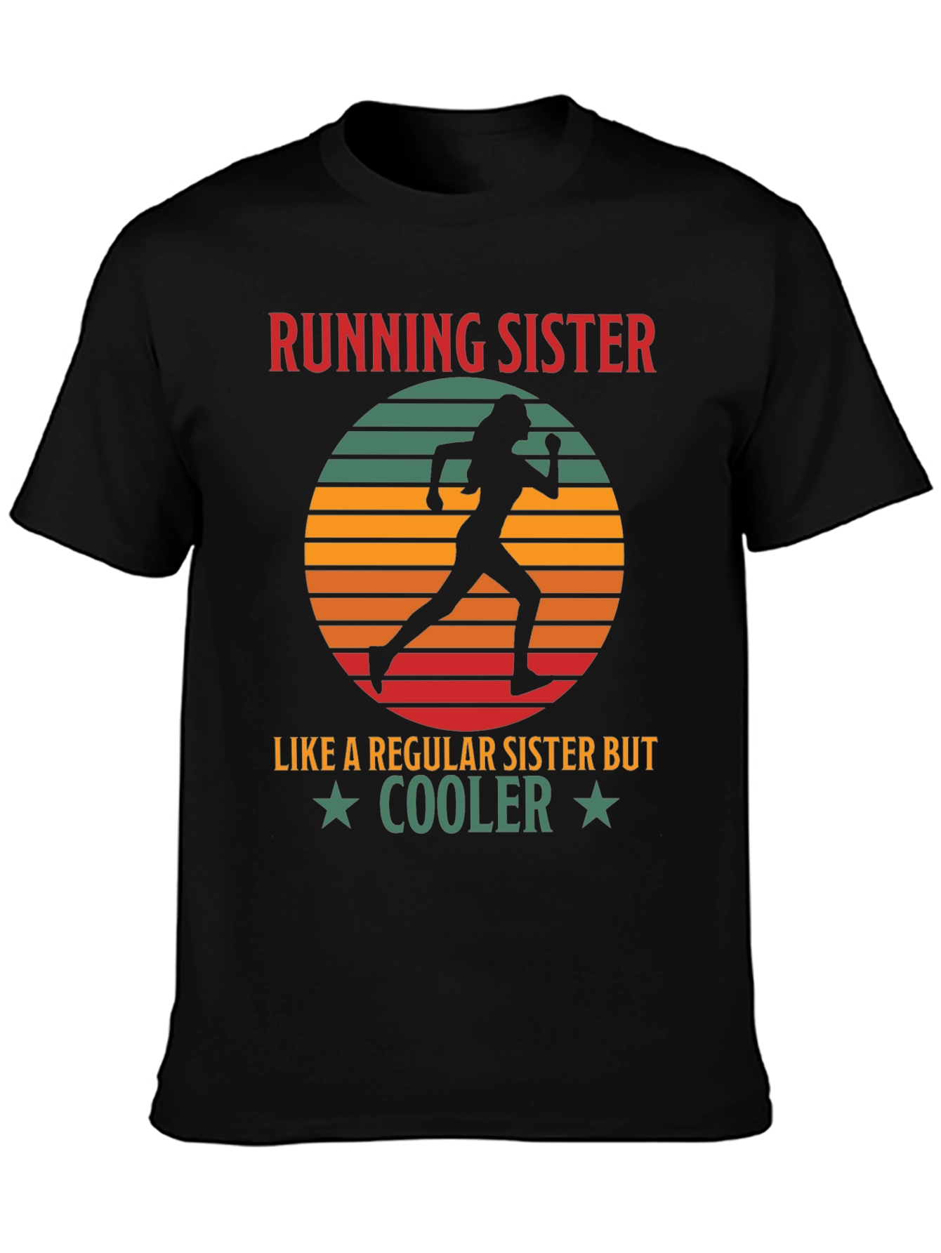 Running Sister Graphic Tee - Regular Sister But Cooler