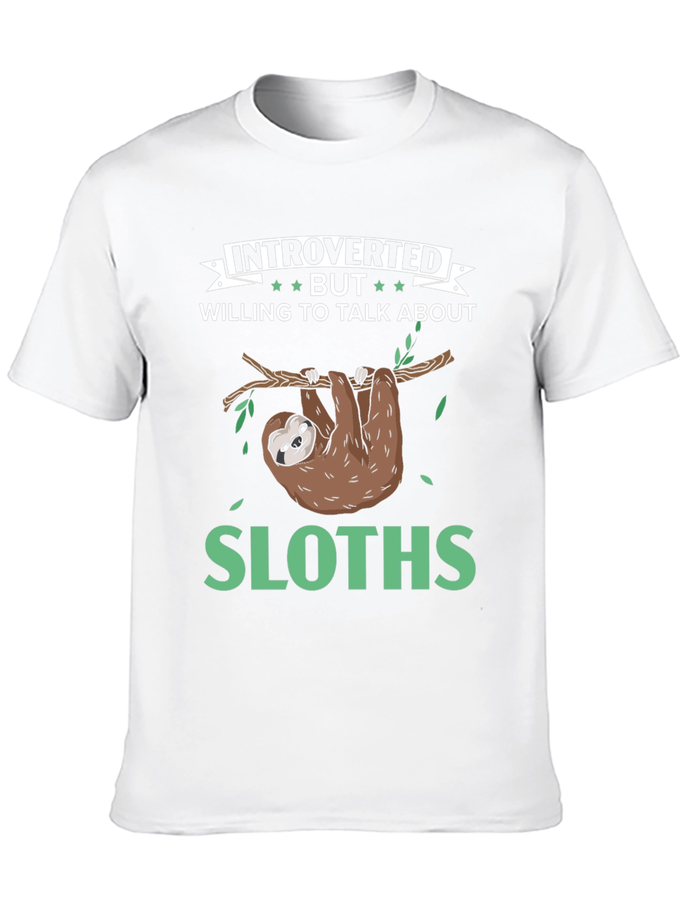 Introverted Sloth Graphic Tee