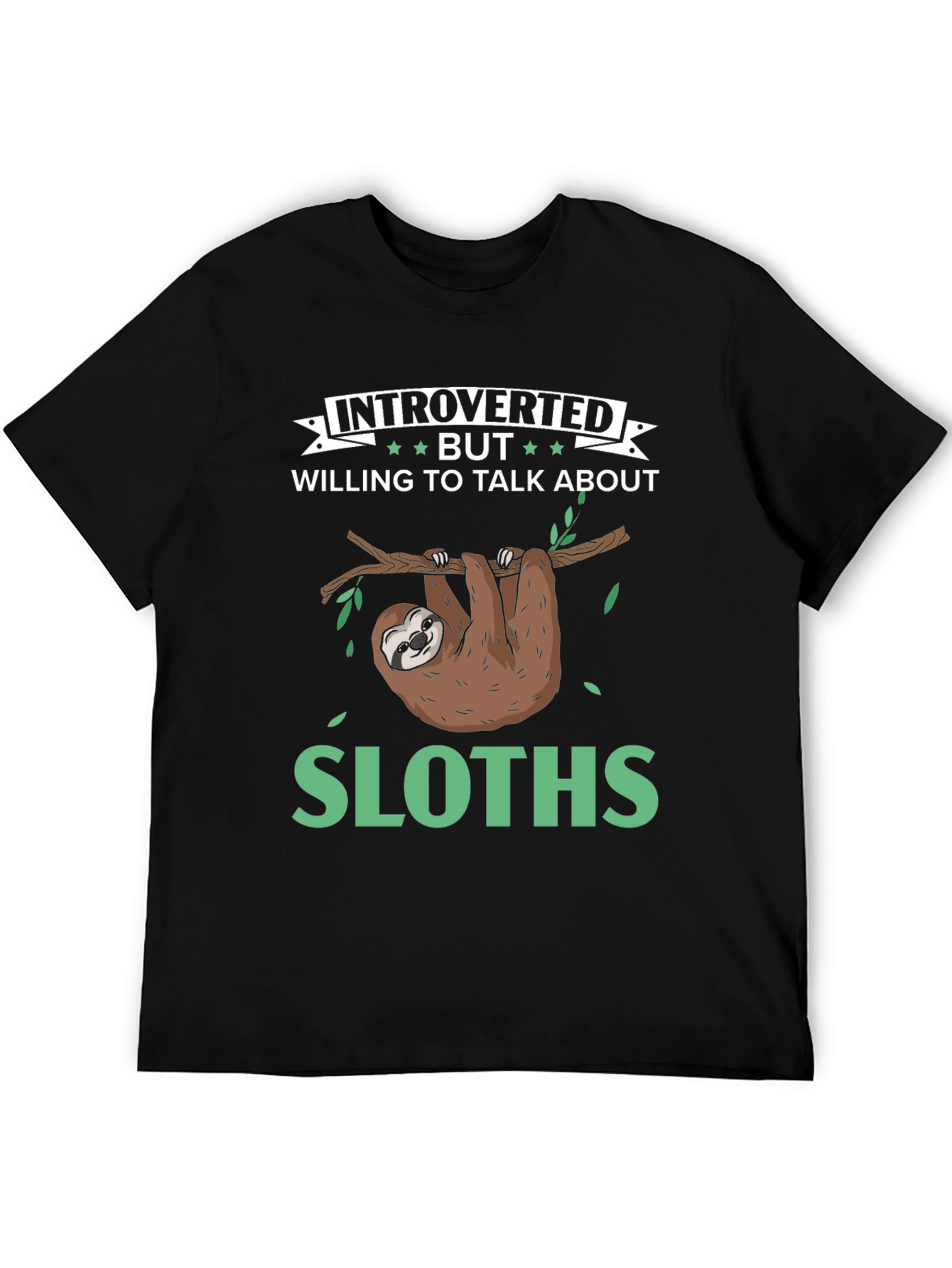 Introverted Sloth Graphic Tee