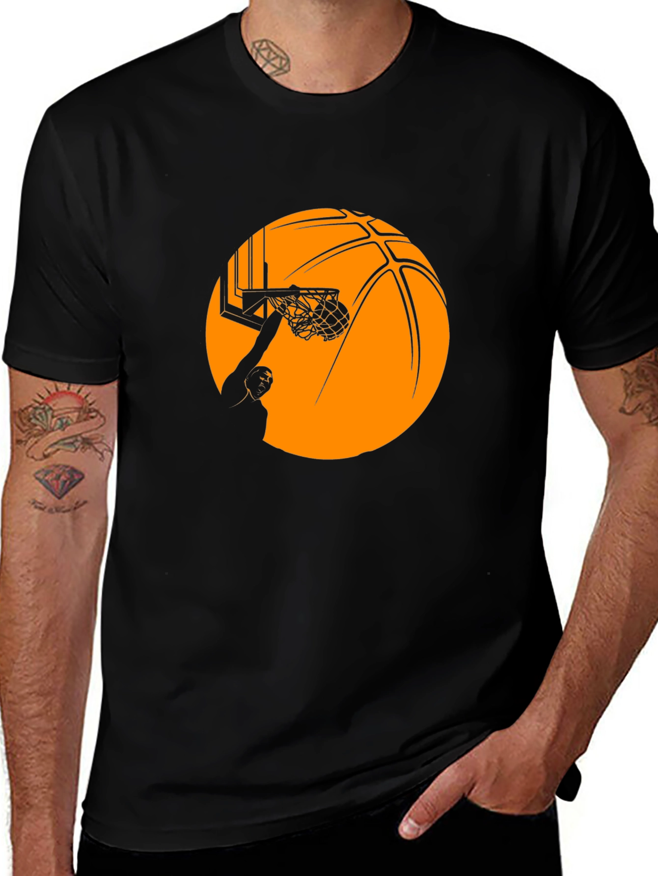 Slam Dunk Graphic Tee - Basketball Fan Apparel