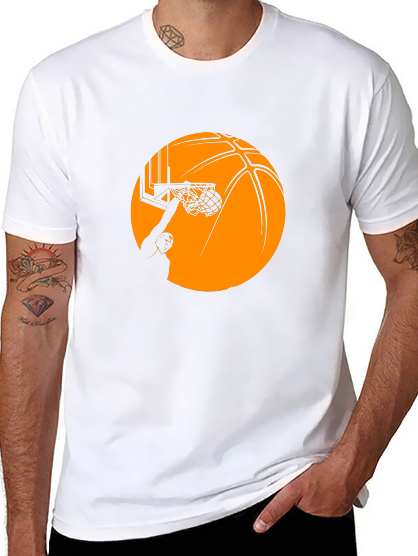 Slam Dunk Graphic Tee - Basketball Fan Apparel