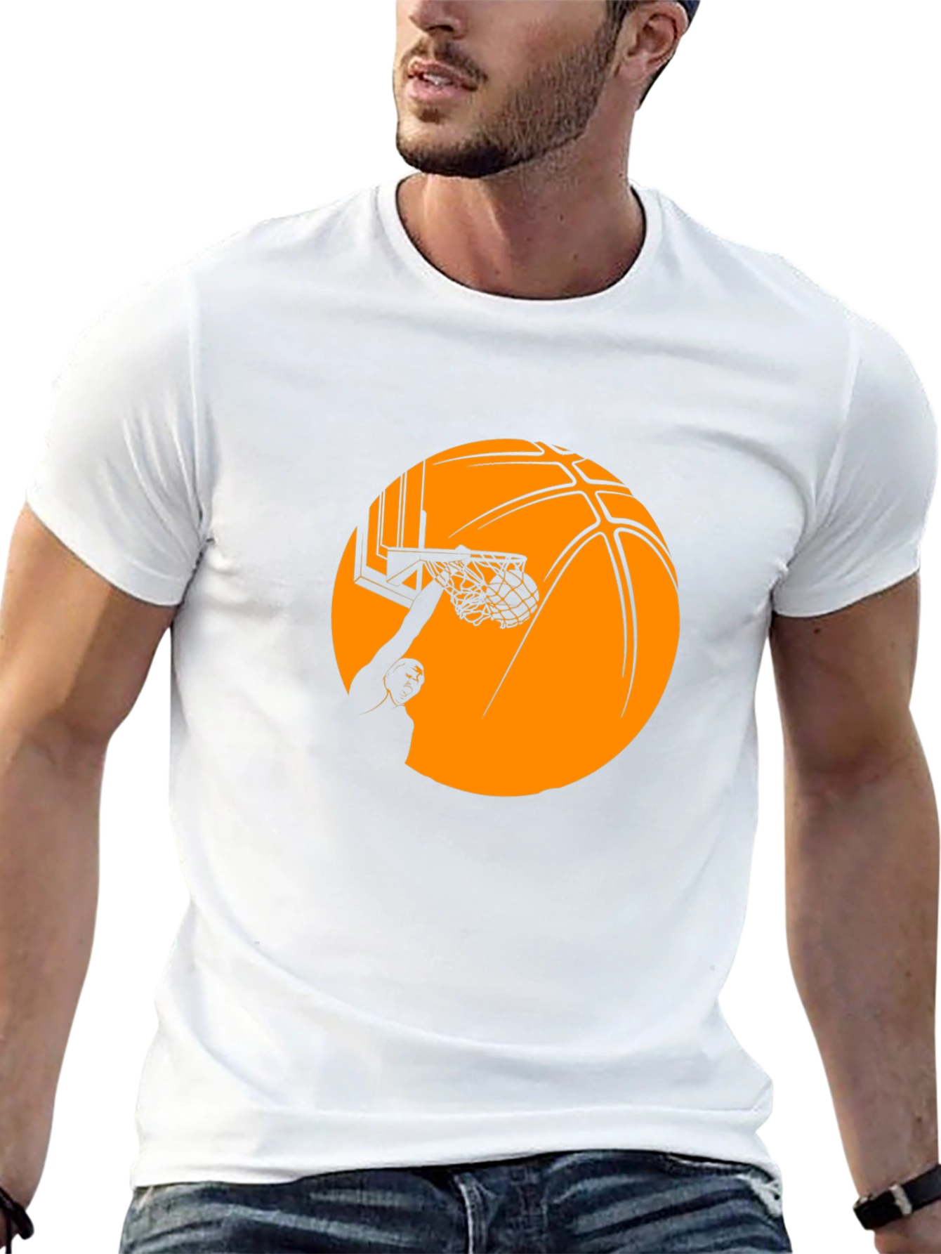 Slam Dunk Graphic Tee - Basketball Fan Apparel
