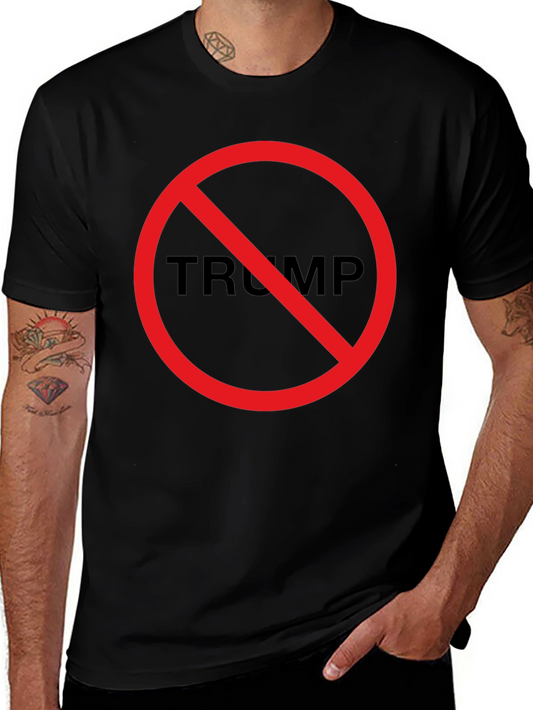No Trump Black T-Shirt - Political Statement Tee