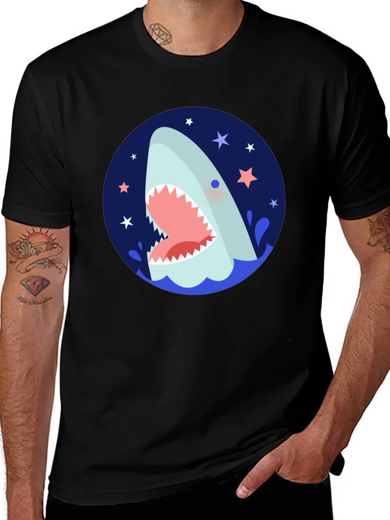 Shark Attack Graphic Tee - Cool & Quirky Design