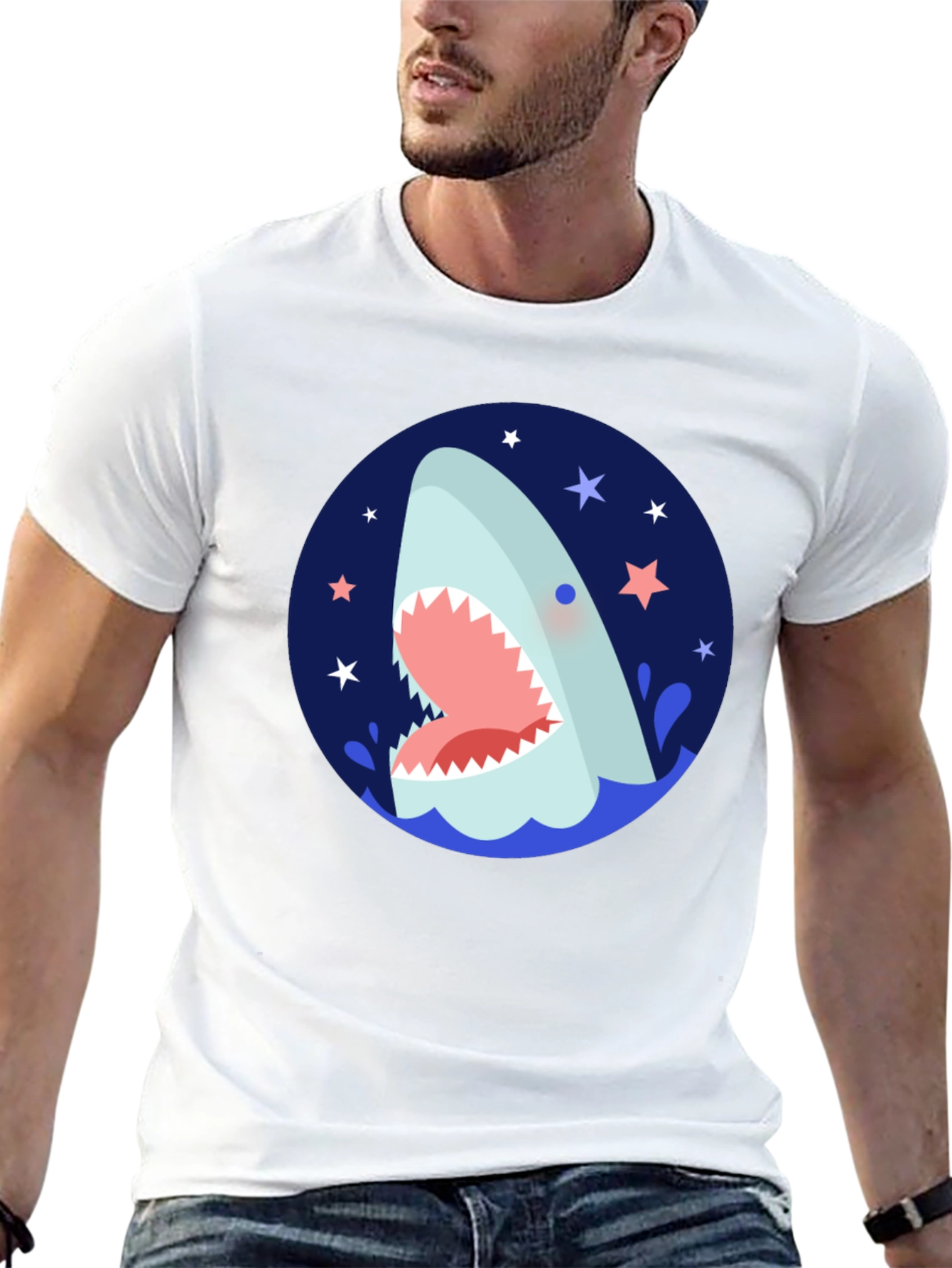 Shark Attack Graphic Tee - Cool & Quirky Design