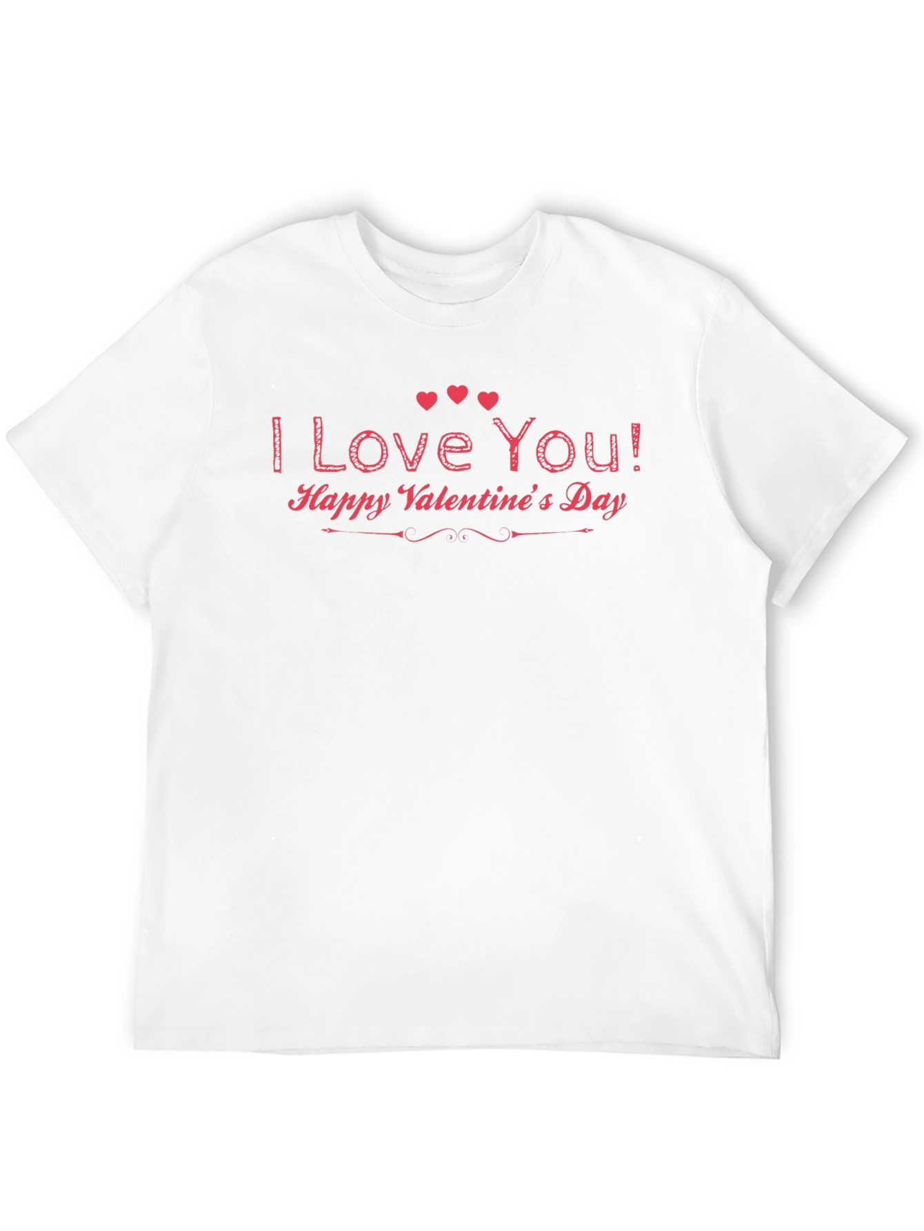 I Love You Valentines Day Graphic Tee