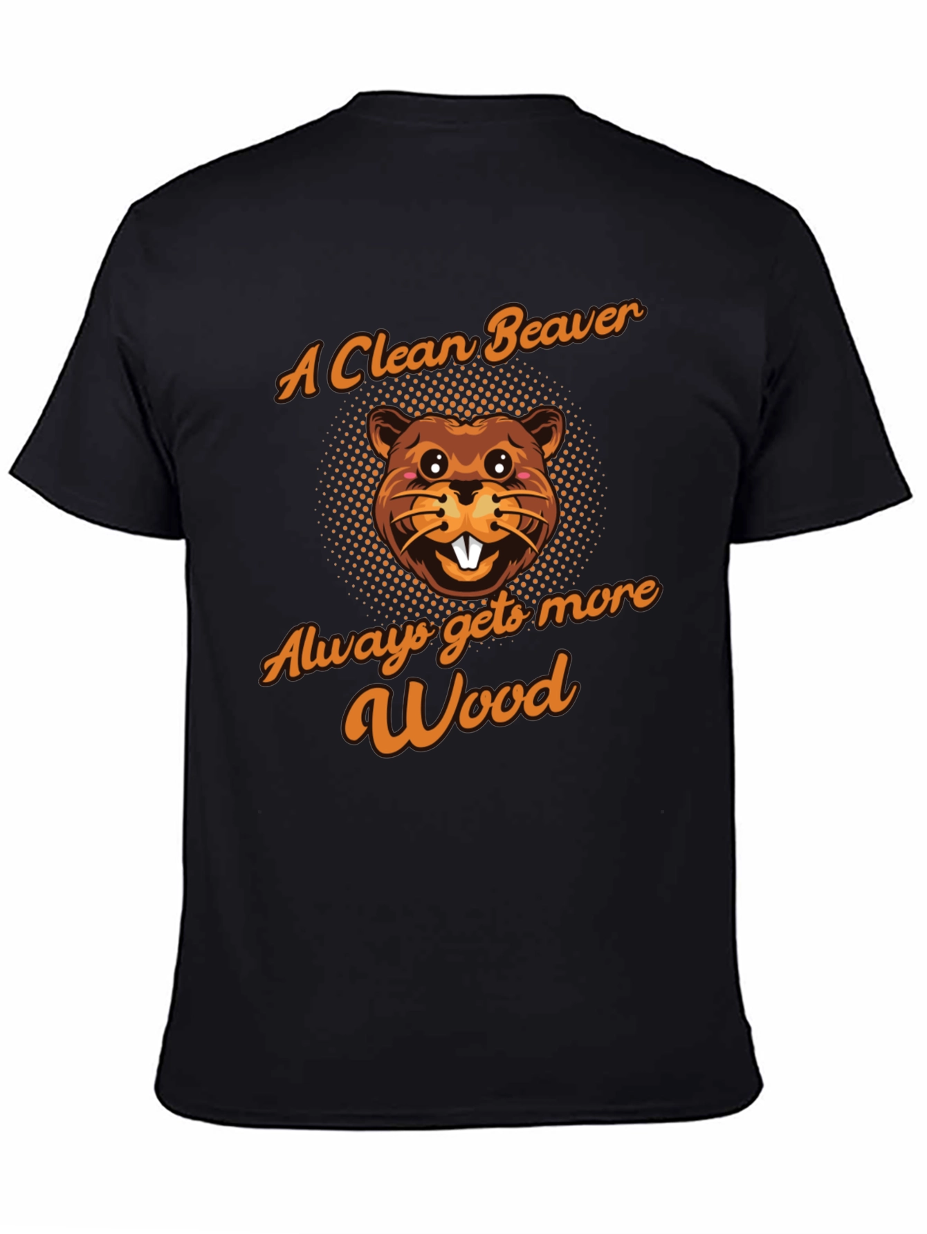 Clean Beaver Wood Graphic Tee