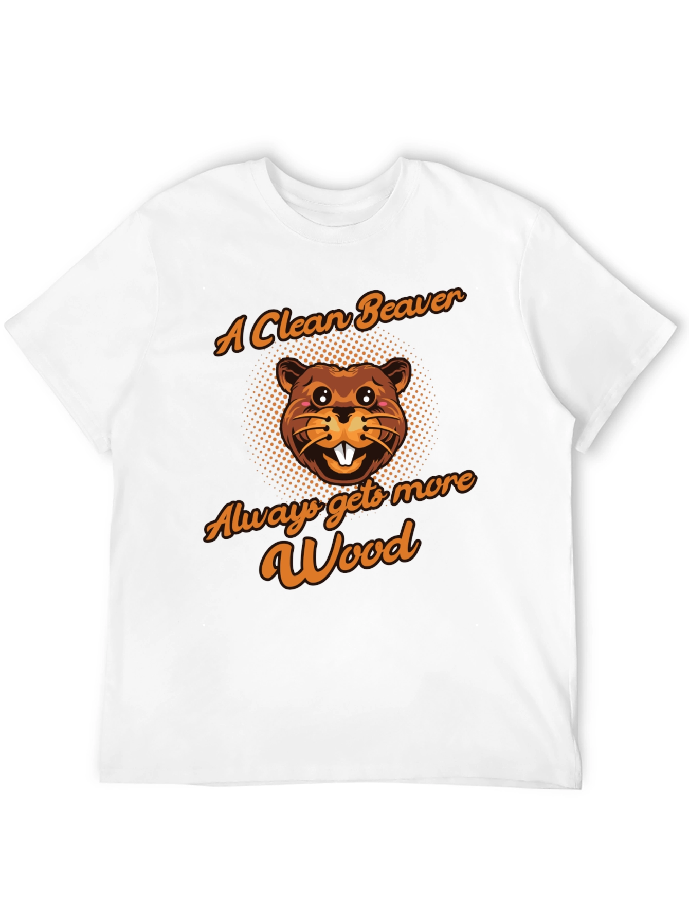 Clean Beaver Wood Graphic Tee