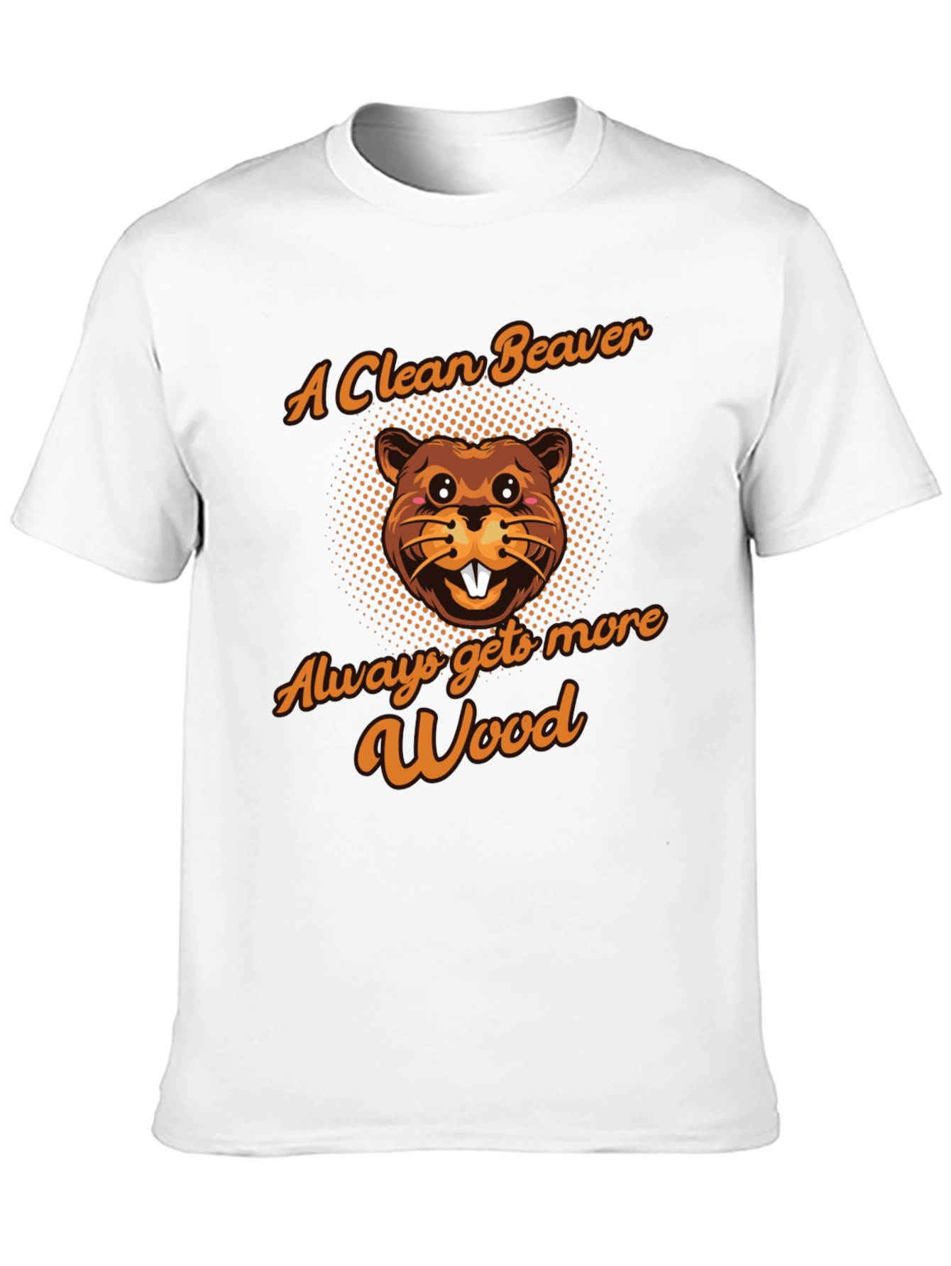 Clean Beaver Wood Graphic Tee