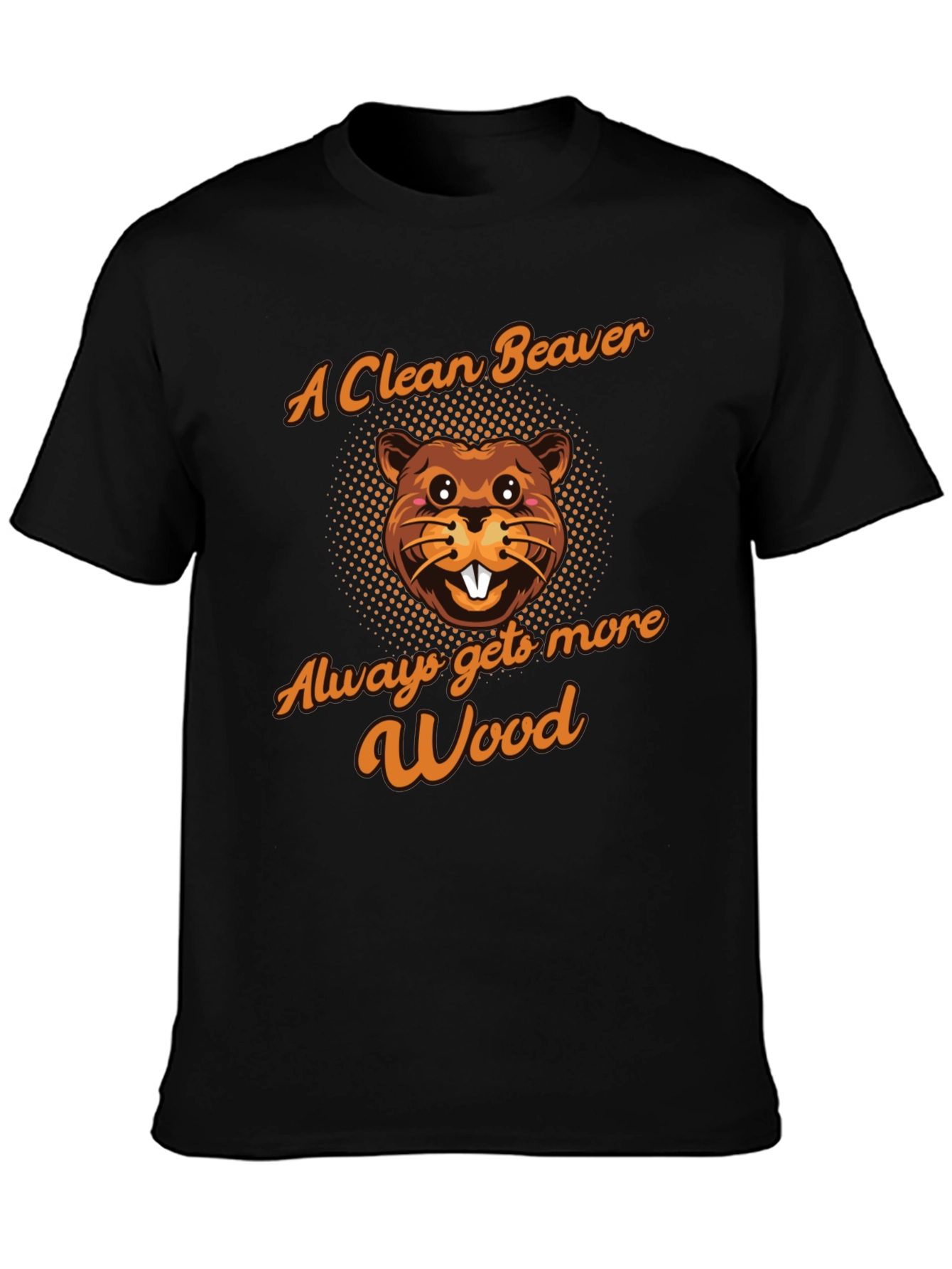 Clean Beaver Wood Graphic Tee
