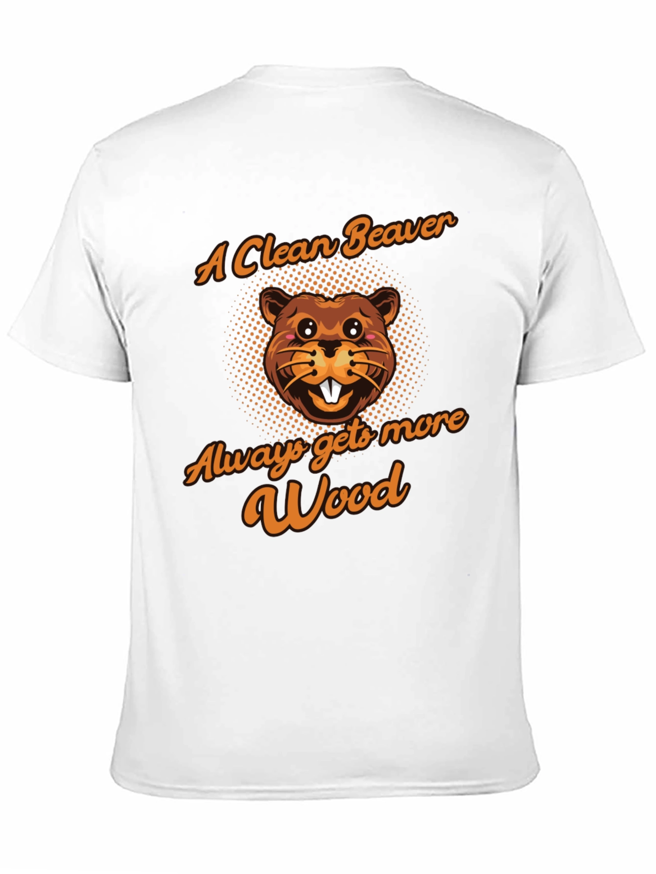 Clean Beaver Wood Graphic Tee