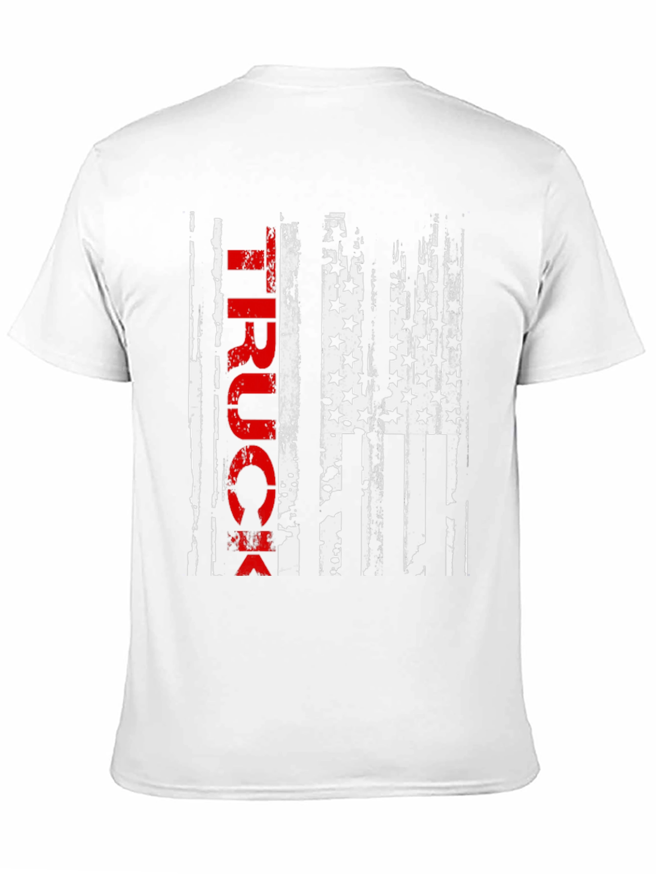 Truck American Flag Graphic Tee - Patriotic Style