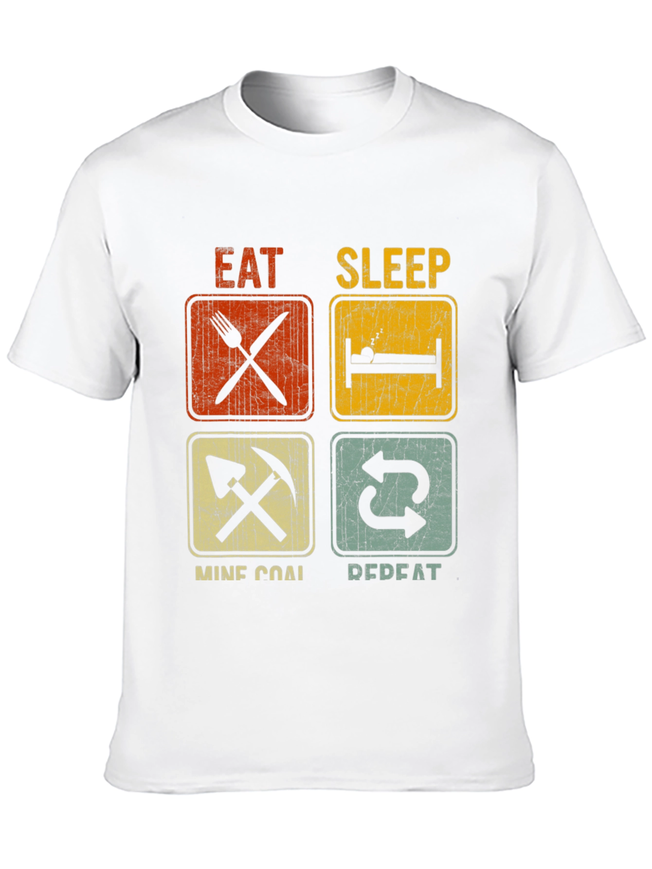 Eat Sleep Mine Coal Repeat T-Shirt