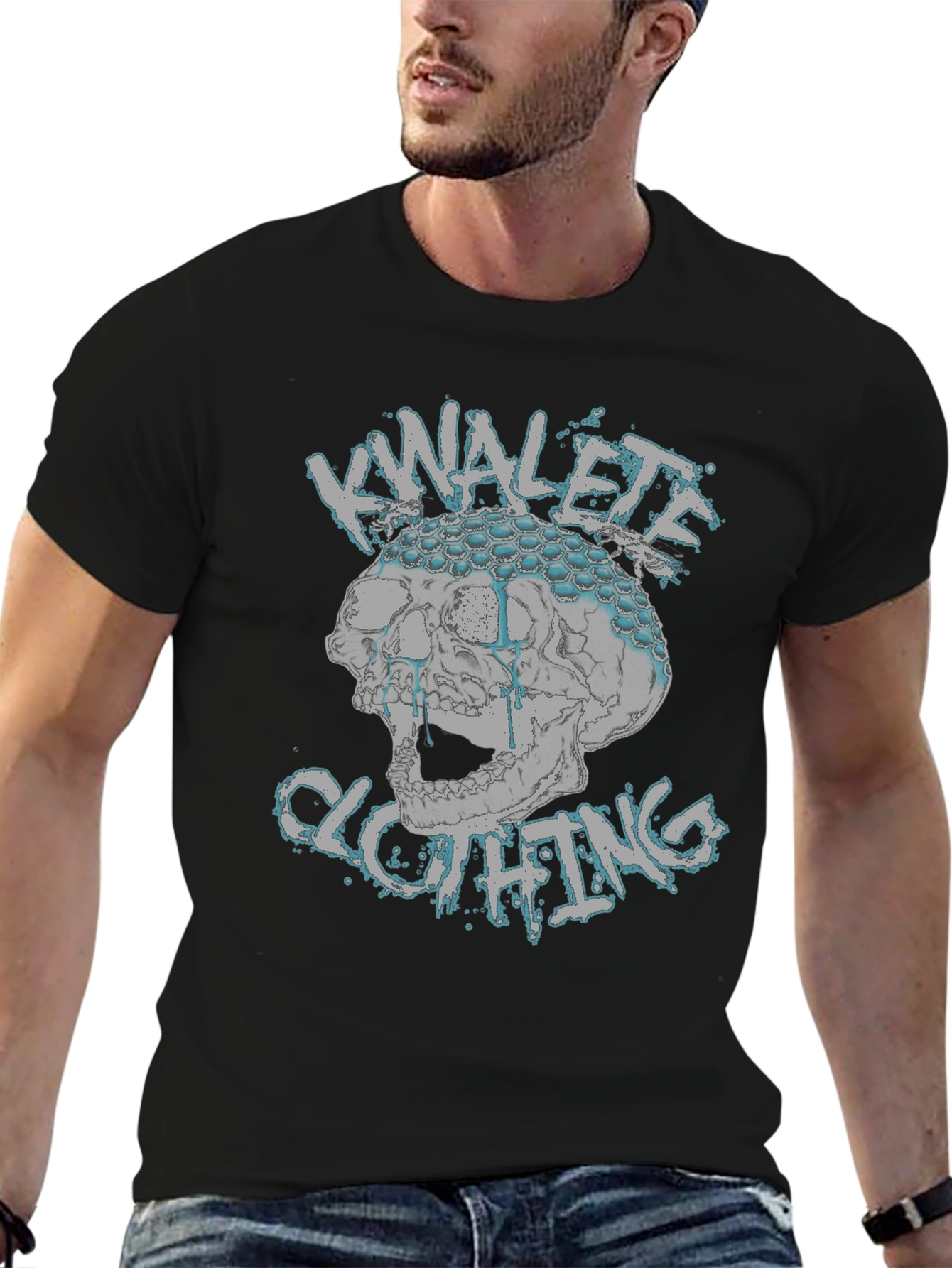 Skull Graphic T-Shirt -  Kwalete Clothing