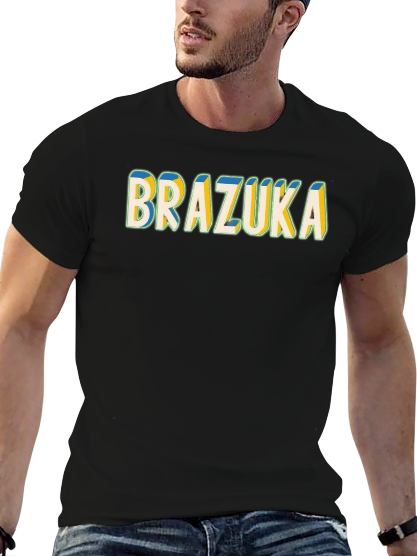 Brazuka Graphic Tee - Stylish Black T-Shirt