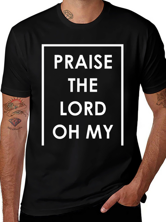 Praise the Lord Graphic Tee - Black Christian T-Shirt