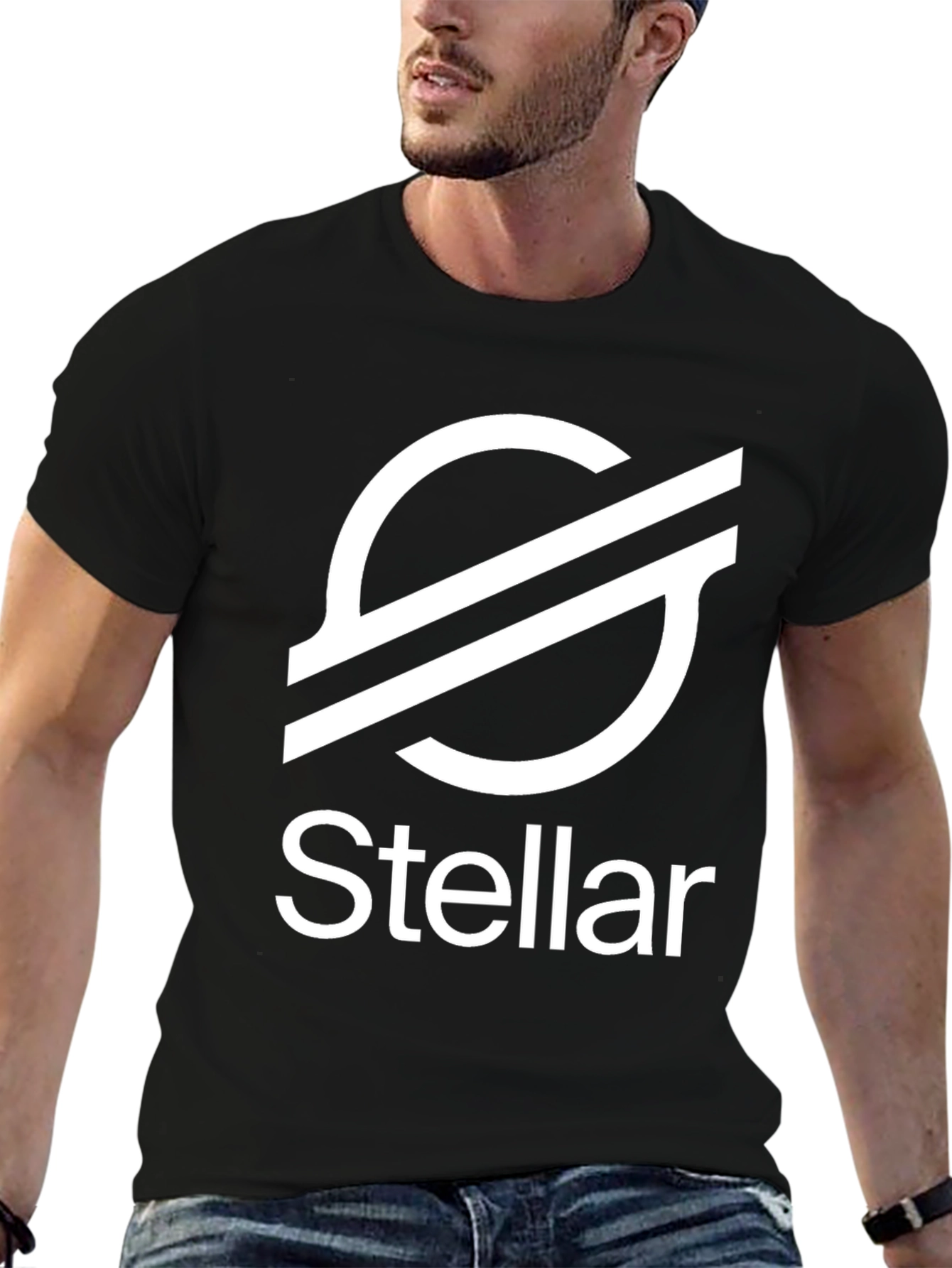 Stellar Crypto Black T-Shirt