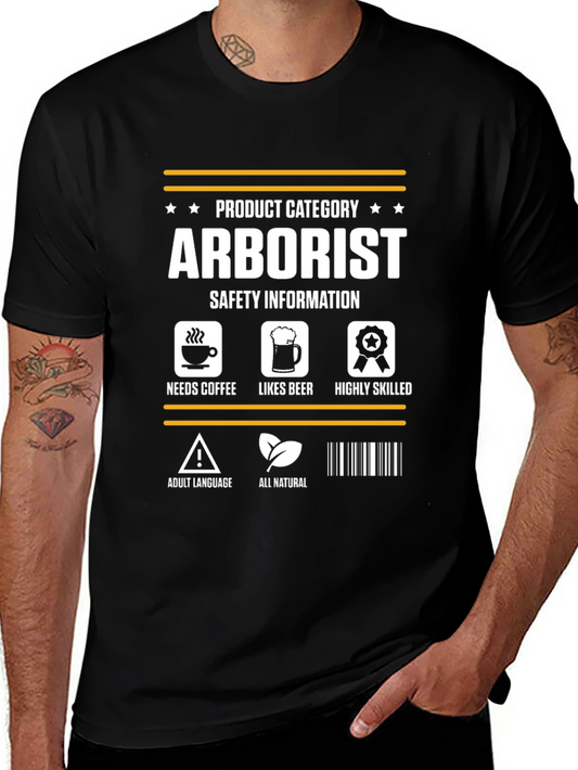 Arborist Safety Information Graphic T-Shirt
