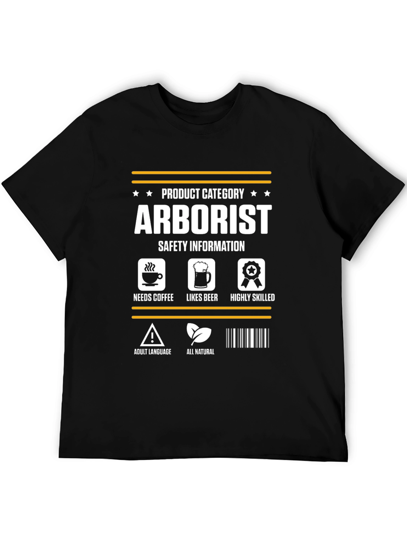 Arborist Safety Information Graphic T-Shirt