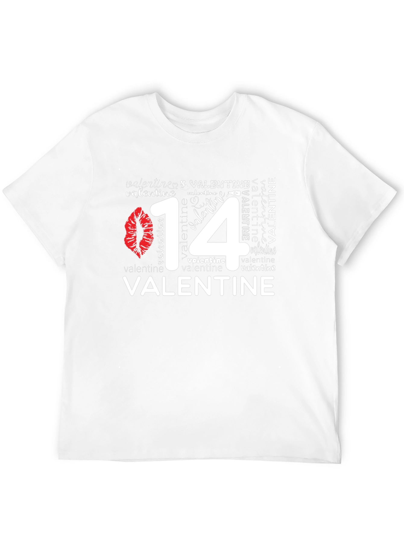 Valentines Day 14 Black Graphic T-Shirt