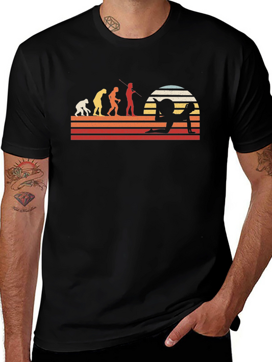 Evolution of Yoga Black T-Shirt