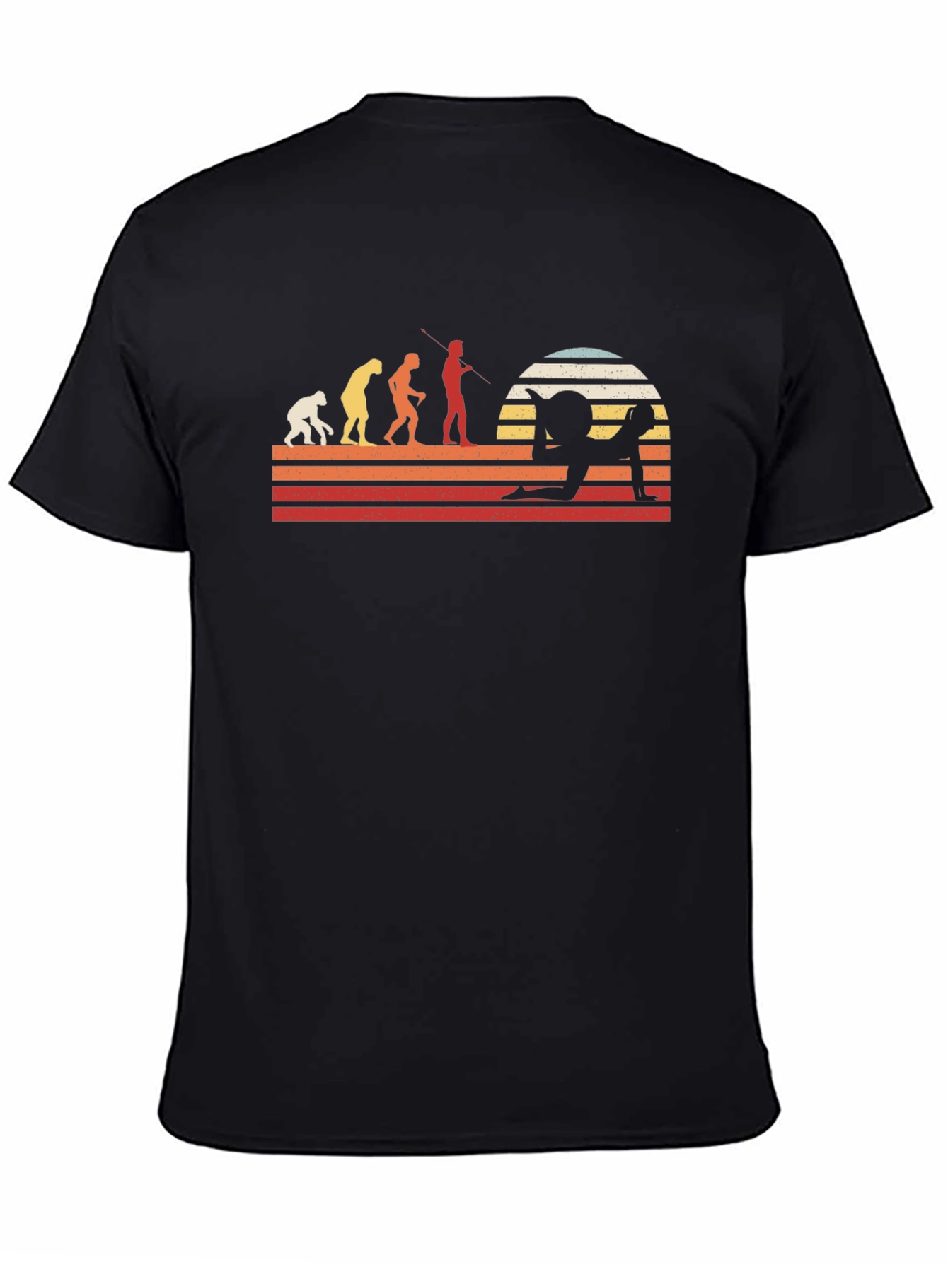 Evolution of Yoga Black T-Shirt
