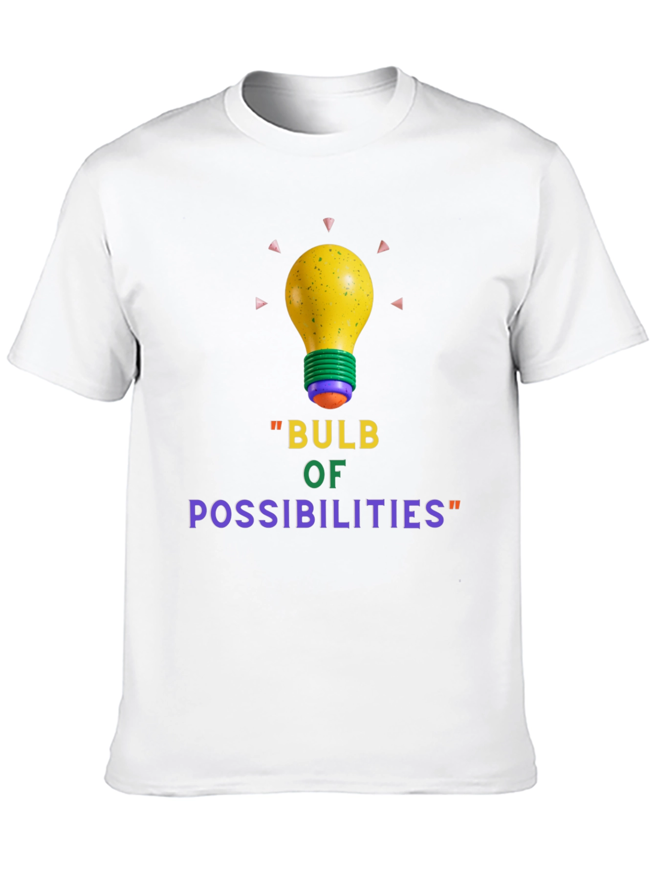 Bulb of Possibilities Black T-Shirt