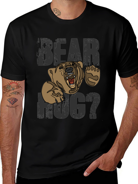 Bear Hug Graphic T-Shirt - Funny Animal Tee
