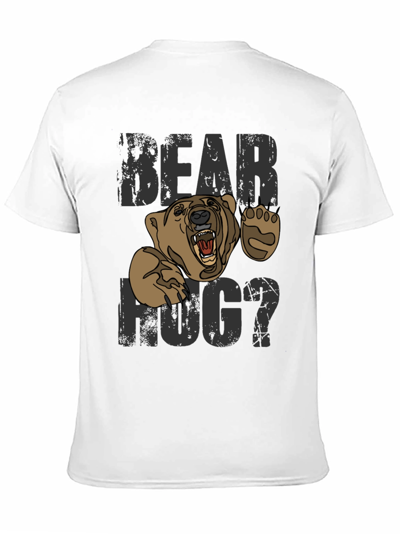 Bear Hug Graphic T-Shirt - Funny Animal Tee