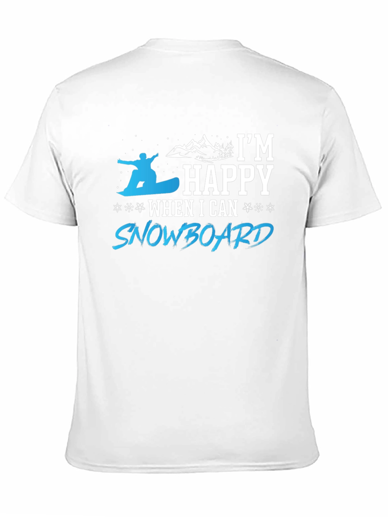 Snowboarder Happy T-Shirt | Winter Sport Tee