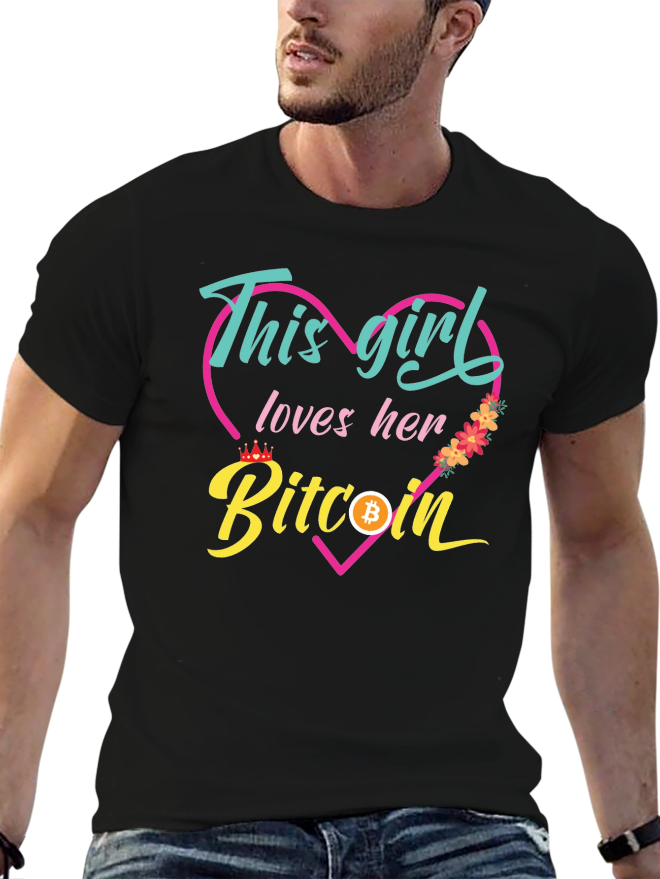 This Girl Loves Her Bitcoin T-Shirt