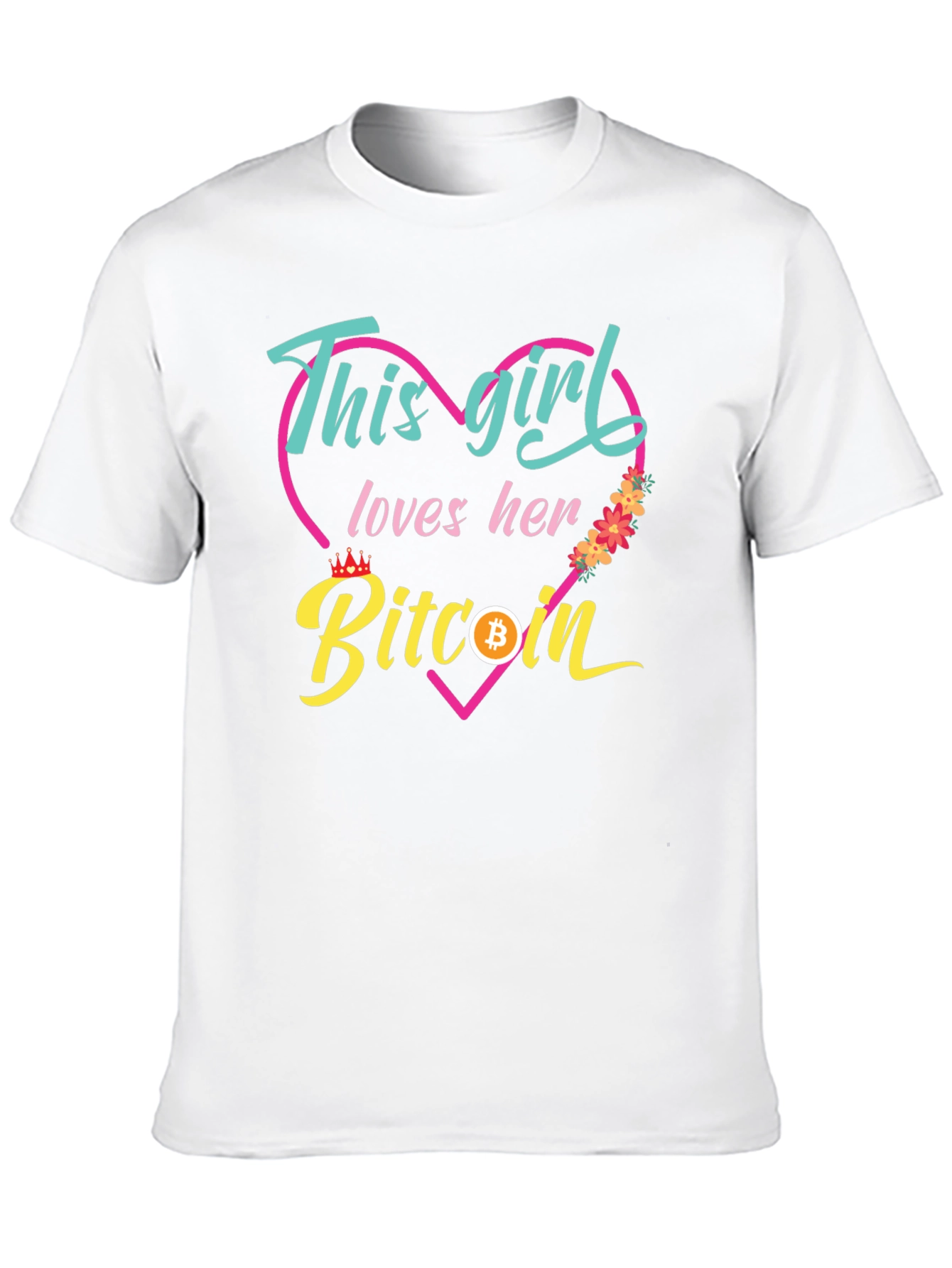 This Girl Loves Her Bitcoin T-Shirt