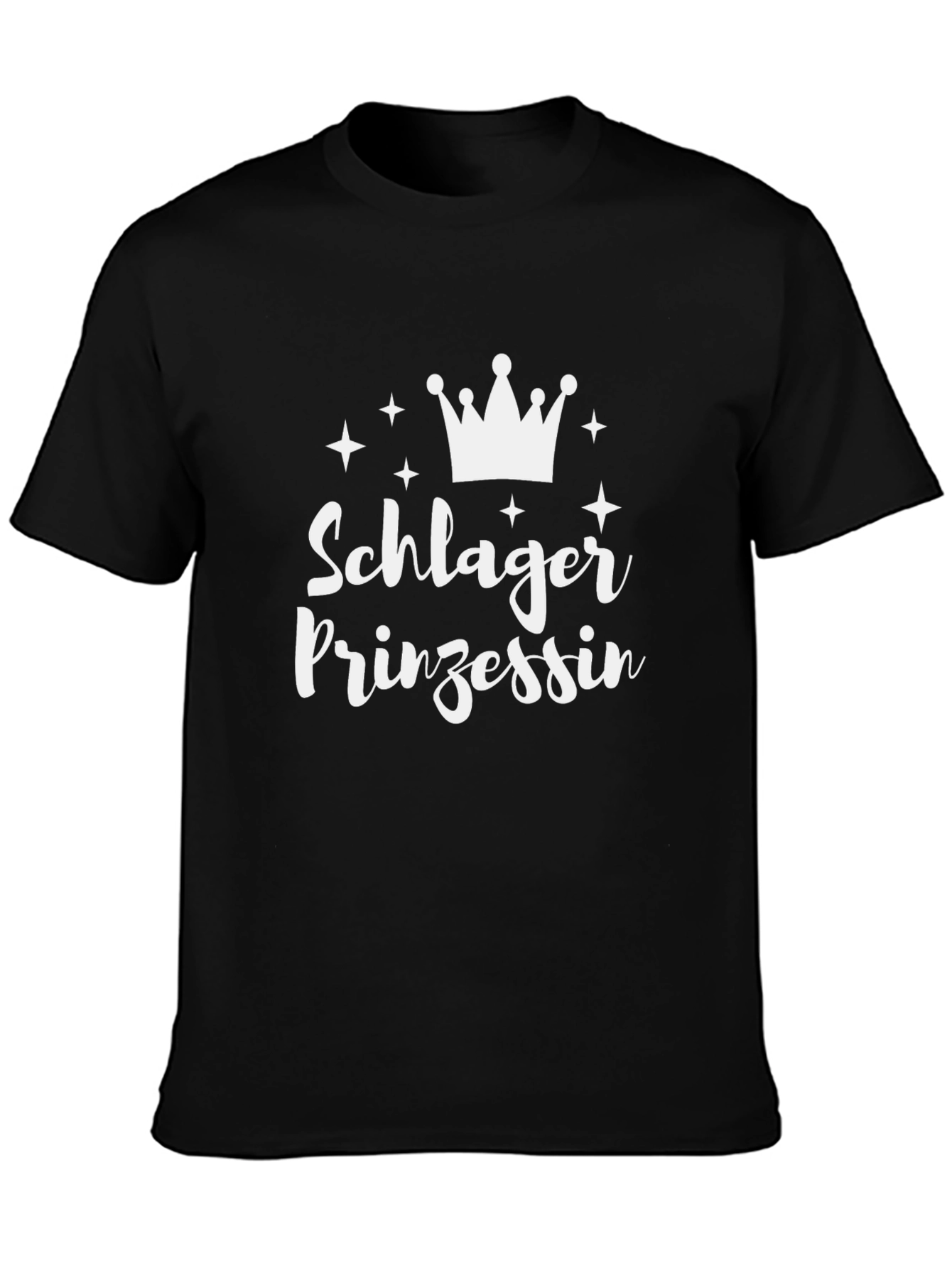 Schlager Prinzessin T-Shirt - Black