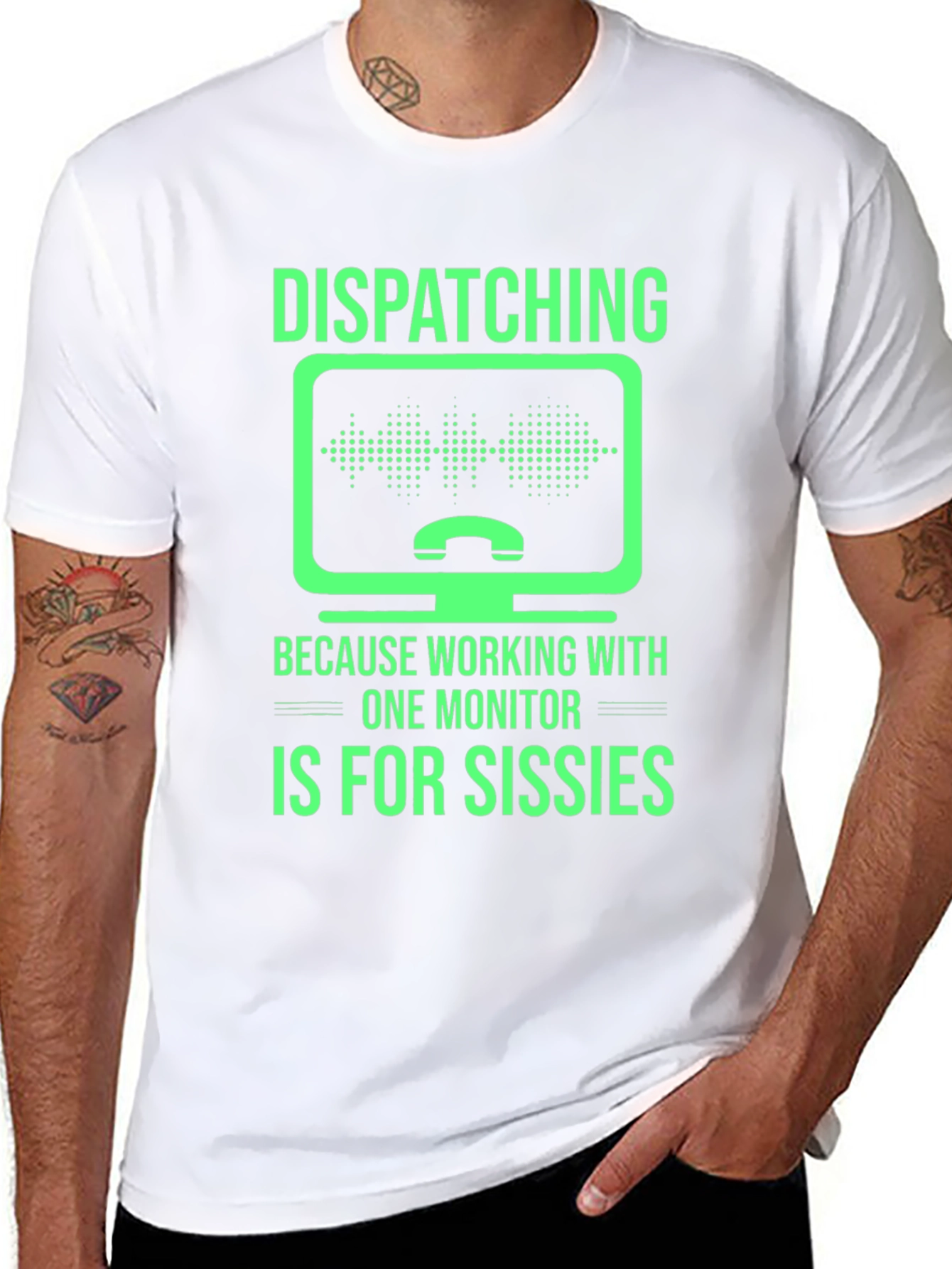 Dispatching Multiple Monitor T-Shirt