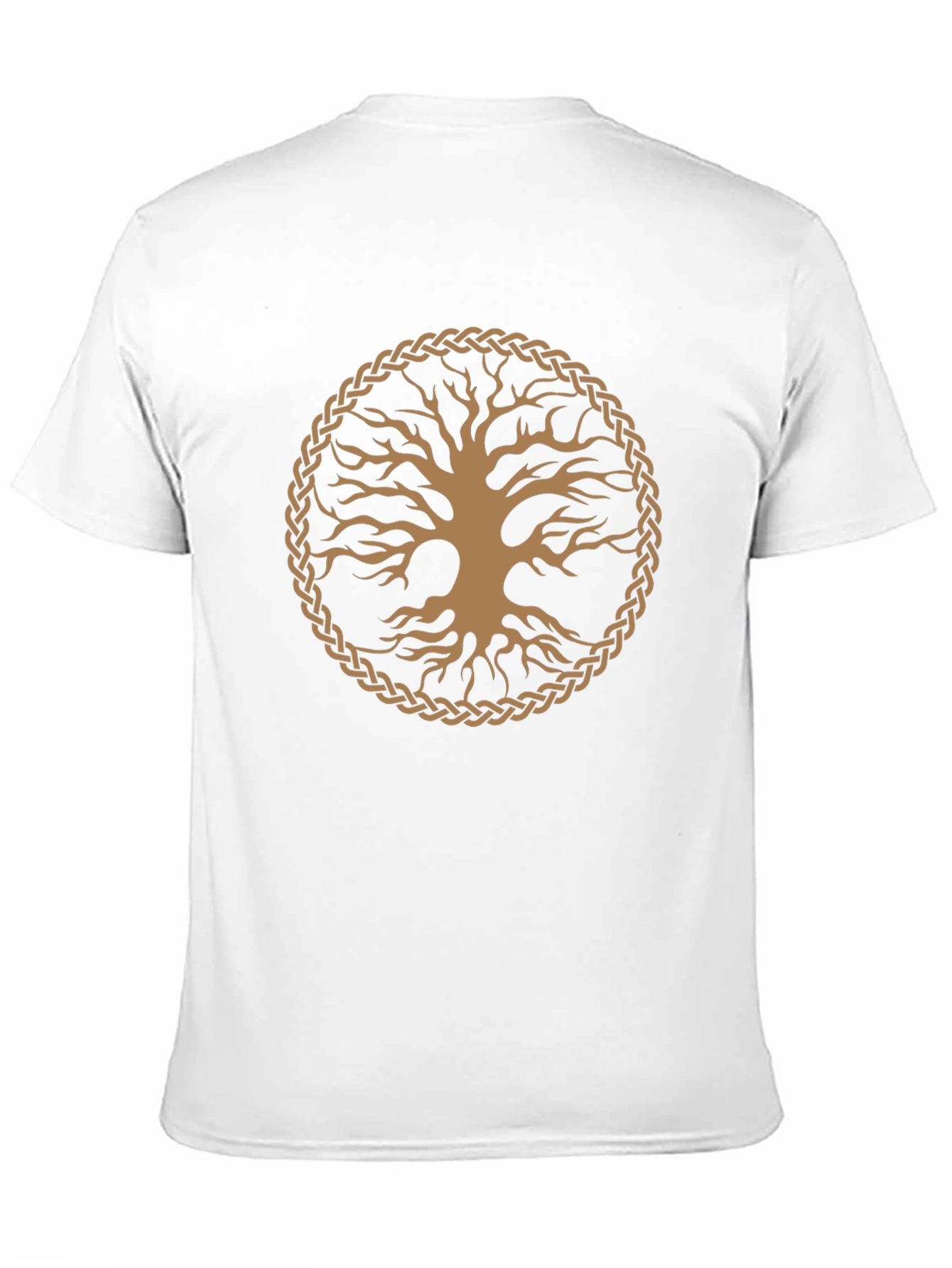 Celtic Tree of Life Graphic T-Shirt - Black