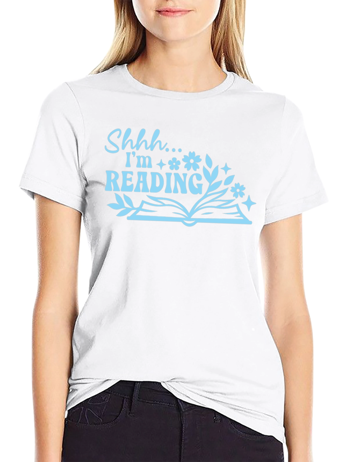 Shhh Im Reading T-Shirt - Book Lover Tee
