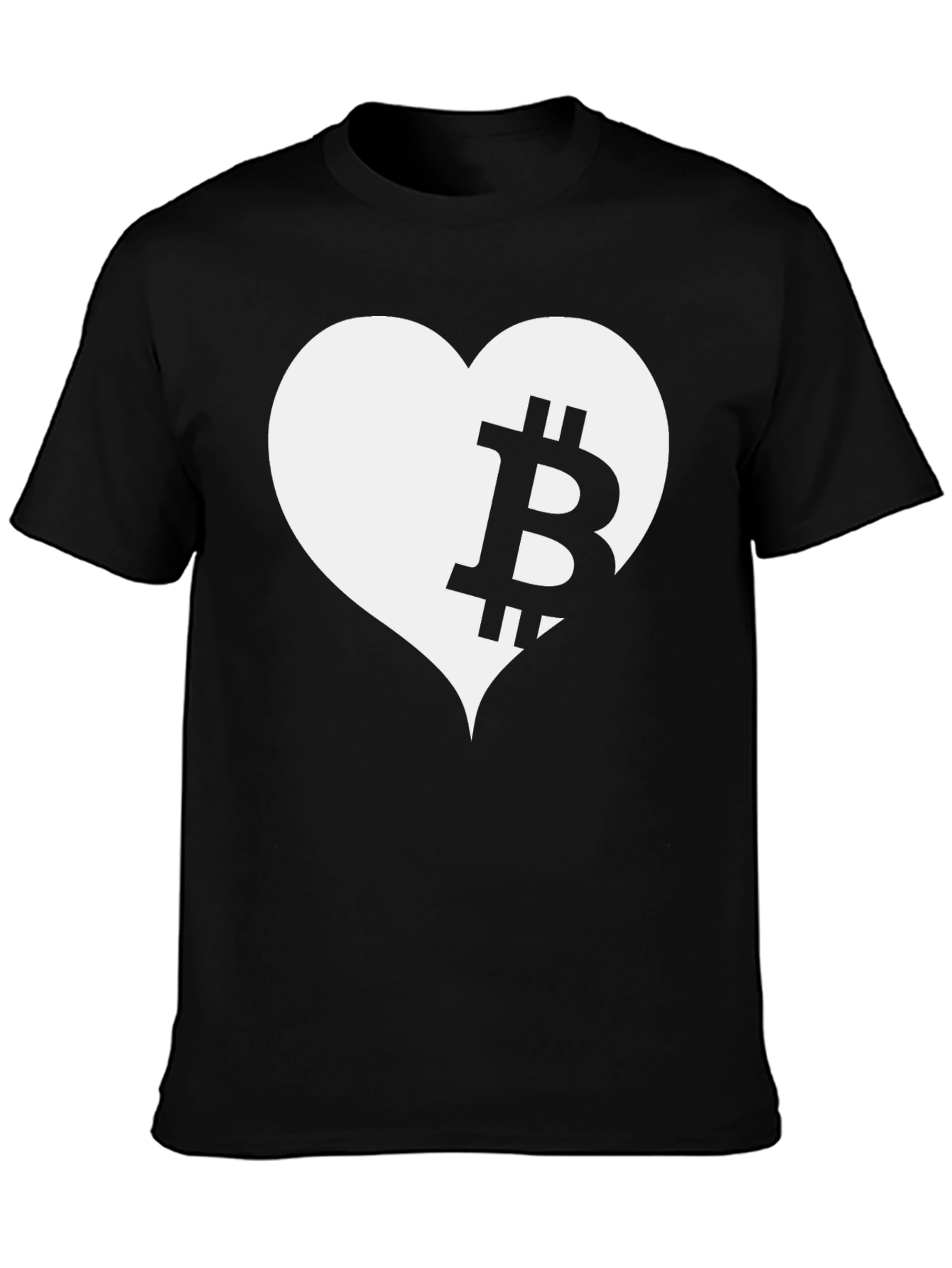 Bitcoin Heart T-Shirt - Crypto Lover Tee