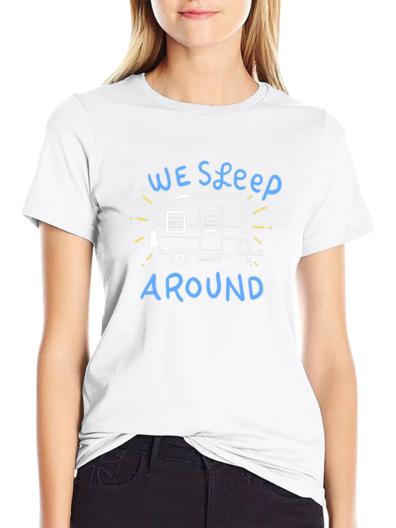 We Sleep Around Camping T-Shirt