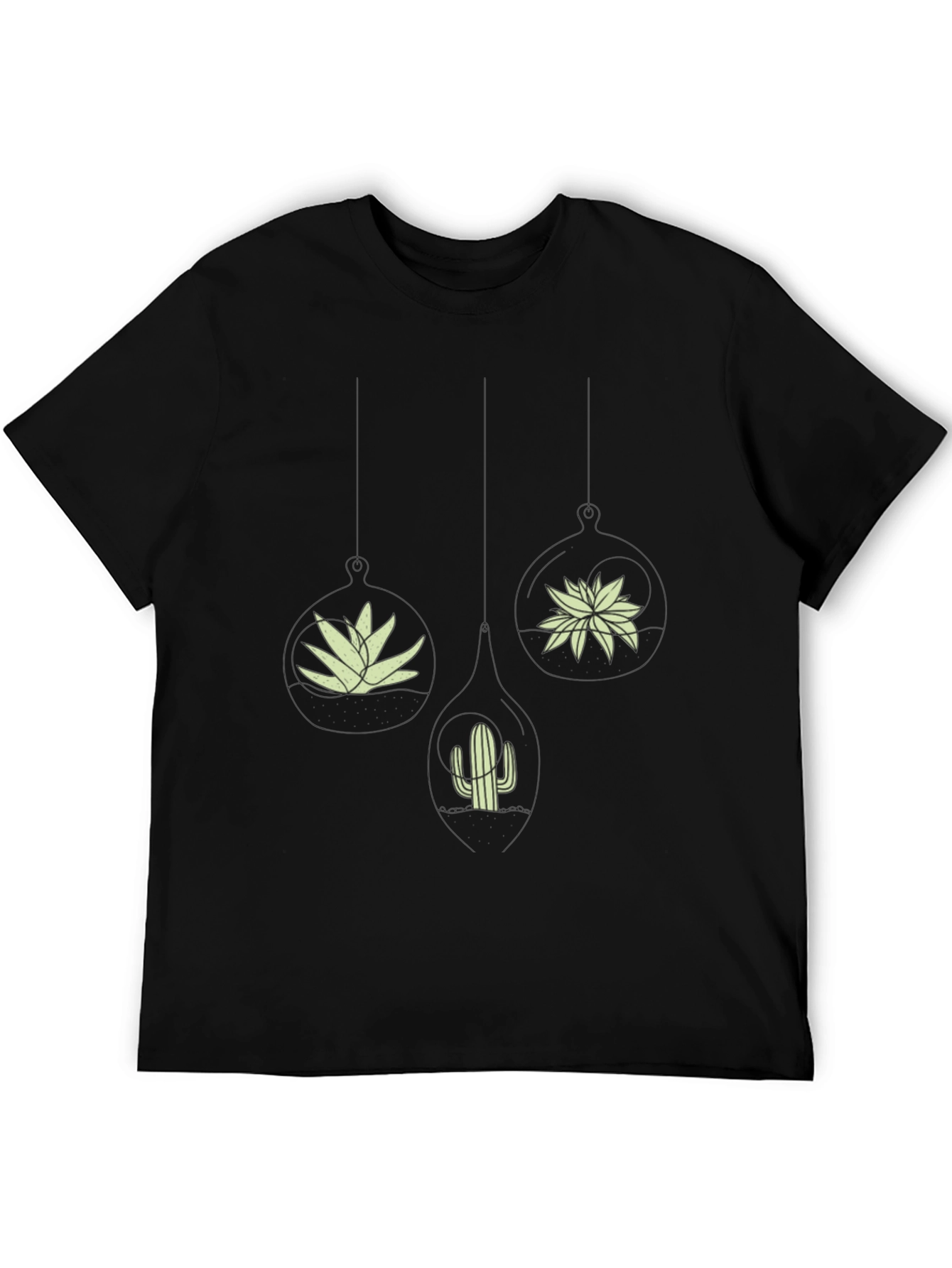 Cactus Graphic T-Shirt | Short Sleeve Crew Neck