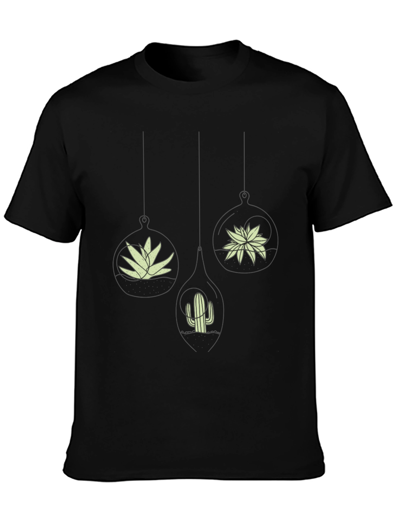 Cactus Graphic T-Shirt | Short Sleeve Crew Neck